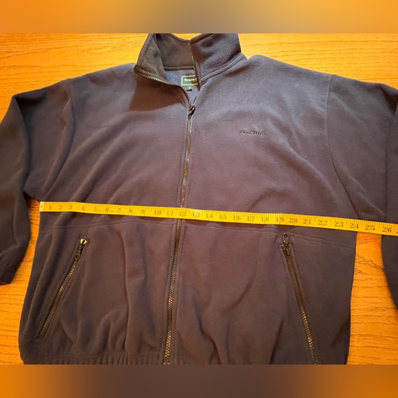 Bolle Golf Mens Medium LS‎ Fleece Zip Front Sport Jacket Navy Blue - Picture 6 of 8